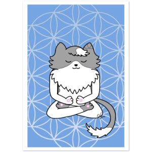 Geo Flower Of Life Card